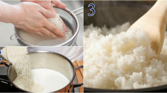 Nấu cơm đừng chỉ cho nước vào gạo, thêm thứ nguyên liệu này cơm thơm phức, dẻo quyện