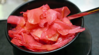 Tuyệt chiêu làm gừng hồng sushi ngâm chua ngọt - giòn thơm chuẩn vị Nhật Bản