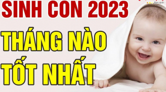 Sinh con năm 2023 tháng nào tốt, em bé có mệnh phú quý hơn người, suốt đời may mắn bình an?