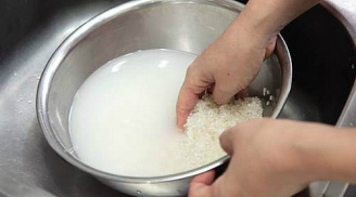 Vo gạo 1 lần hay 2 lần là tốt nhất để nấu cơm không mất chất? 99% người Việt đang làm sai