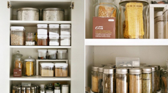 6 bước giúp tủ đồ khô trong nhà bếp trở nên ngăn nắp, khoa học