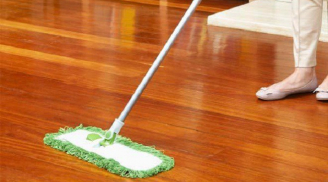 Thêm 2 thứ bỏ đi vào nước trước khi lau nhà, sàn nhà sạch sẽ cả tuần, không bụi bẩn