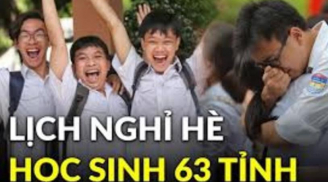 Lịch nghỉ hè 2023 chính thức của học sinh trên cả nước