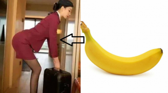 Nữ tiếp viên hàng không thường mang theo một quả chuối lên máy bay, dùng nó làm gì?
