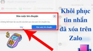 Chỉ cần nhấn nút này, bao nhiêu tin nhắn bị xoá trên Zalo đều về lại hết trong 1 phút