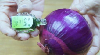 Nhỏ vài giọt dầu gió lên hành tím: Giải quyết vấn đề lớn của cả đàn ông và đàn bà, tiết kiệm tiền triệu