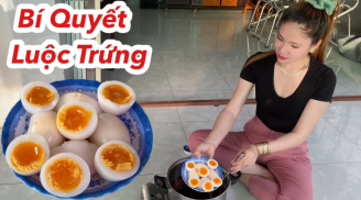 Luộc trứng đừng thả ngay vào nước lạnh: Học 1 mẹo luộc trứng siêu ngon, gấp đôi chất bổ