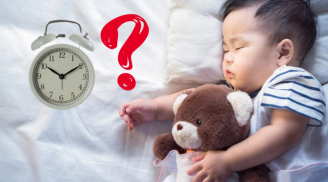 Cho trẻ đi ngủ lúc mấy giờ là tốt nhất?