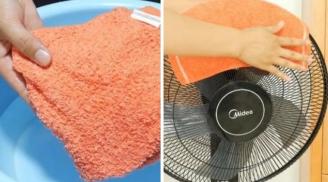 Trùm khăn lên quạt: Tưởng đơn giản mà nhiều người bỏ qua, không biết tác dụng đặc biệt
