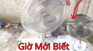 Lau quạt không dần tháo khung, áp dụng mẹo này quạt tự bong hết bẩn trong 5 phút