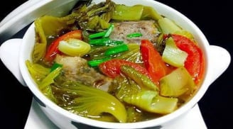 Cách nấu canh sườn dưa chua ngon