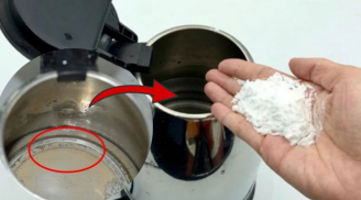 Rắc một nắm bột trắng vào ấm đun nước, cặn bẩn bong từng tảng, không dùng quá phí