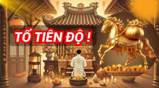 Cầu khấn thành tâm: 3 tuổi ăn lộc Tổ Tiên tới đằng Đông hốt Vàng, tới đằng Tây hốt Bạc