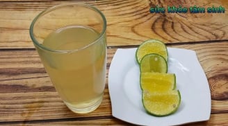 Pha nước chanh muối uống vào buổi sáng, công dụng lớn ít người biết