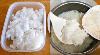 Cách để cơm nguội dẻo thơm, lâu thiu