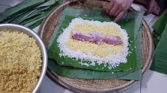 Gói bánh chưng thêm 1 bước này, bánh để 10 ngày vẫn dẻo mềm từ trong ra ngoài