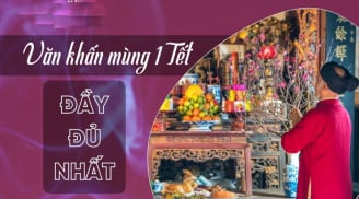 Văn khấn Tổ tiên và Thần linh trong ngày mùng 1 Tết Bính Ngọ chuẩn nhất