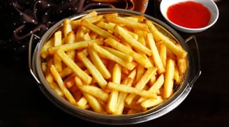 Cách chiên khoai tây giòn rụm, thơm nức mũi