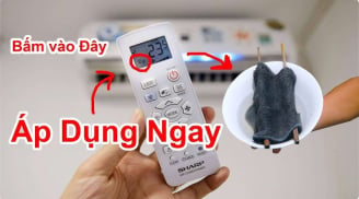 Nhấn nút này bật điều hoà cả ngày không lo khô da