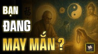 Người đang gặp may trên mặt có 3 điểm hiện lên rất rõ