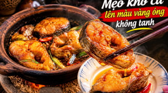Mẹo kho cá lên màu vàng óng, không tanh