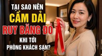 Tại sao nên cầm dải ruy băng đỏ khi tới phòng khách sạn?