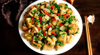 Cách làm đậu tẩm hành ngấm đều vị, thơm ngon