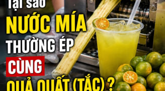 Tại sao nước mía thường ép cùng quả quất (tắc)?