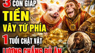 3 con giáp Tiền vây tứ phía, 1 tuổi chật vật lương chẳng đủ ăn