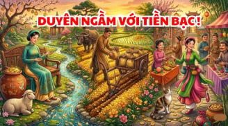 3 con giáp có duyên với Tiền nhất tháng 8/2026