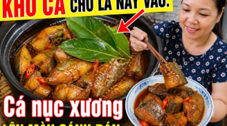 Kho cá cho lá này vào: Cá nục xương, lên màu cánh rán