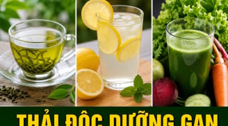 5 loại nước uống vào để dưỡng gan, thải độc