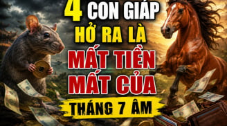 4 con giáp hở ra là mất tiền mất của tháng 7 Âm