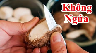 Mẹo nấu khoai sọ bở, không lo ngứa