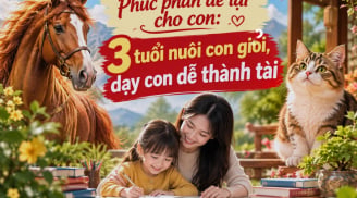 Phúc phần để lại cho con: 3 tuổi nuôi con giỏi, dạy con dễ thành tài