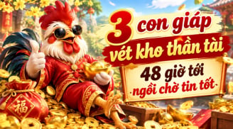 3 con giáp vét kho thần tài, 48 giờ tới ngồi chờ tin tốt