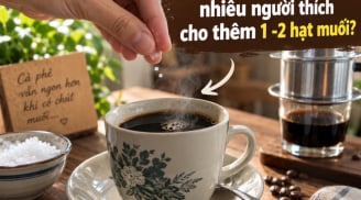 Pha cà phê tại sao nhiều người thích cho thêm 1 -2 hạt muối?