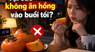 Tại sao không ăn hồng vào buổi tối?
