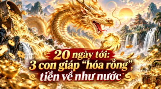 20 ngày tới: 3 con giáp “hóa rồng”, tiền về như nước