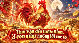 Thời Vận đến trước Rằm, 3 con giáp hưởng lời cực to