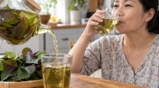 Cách nấu nước lá tía tô uống đẹp da, dưỡng tóc