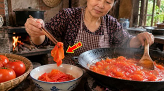 Mẹo để cà chua nhanh tróc vỏ, sánh mịn