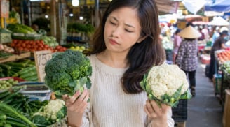 Bông cải trắng hay bông cải trắng nhiều chất bổ hơn?