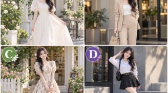 Hãy chọn bộ đồ mà bạn cho là hợp với cô gái trong ảnh nhất?