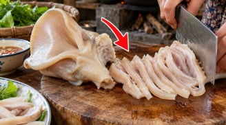 Cách luộc tai heo trắng giòn sần sật
