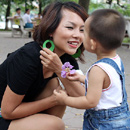 Thái Thùy Linh vẫn đang tìm hạnh phúc gia đình cho con