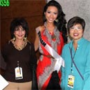 Hoàng My biết khoe nhan sắc tại Miss Universe