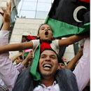 Chùm ảnh: Người dân Libya ăn mừng tin ông Gaddafi chết