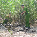 Đồng Nai: Một người bị đốt cháy kinh hoàng trong rừng tràm