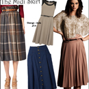 Chân váy Midi – “Cứu tinh” của những cô nàng… vòng kiềng